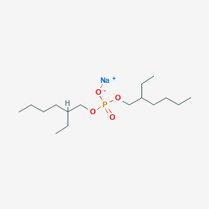 molecular formula C16H34NaO4P B093869 Sodium bis(2-ethylhexyl) phosphate CAS No. 141-65-1