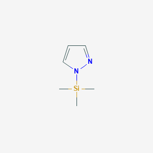 molecular formula C6H12N2Si B093870 Pyrazole, 1-(trimethylsilyl)- CAS No. 18156-75-7