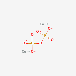 molecular formula Cu2O7P2 B093880 Copper pyrophosphate CAS No. 15191-80-7
