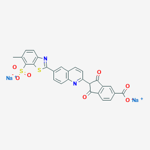 Disodium 2-[6-(6-methyl-7-sulphonatobenzothiazol-2-yl)-2-quinolyl]-1,3-dioxoindan-5-carboxylate