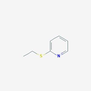 molecular formula C7H9NS B093902 Pyridine, 2-(ethylthio)- CAS No. 19006-76-9