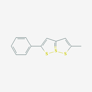 molecular formula C12H10S3 B093906 2-Methyl-5-phenyl-6a-thiathiophthene CAS No. 1016-98-4