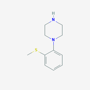 molecular formula C11H16N2S B093914 1-(2-Methylmercaptophenyl)piperazine CAS No. 1013-24-7