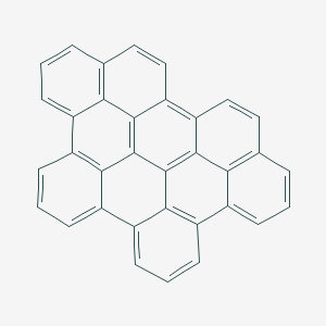 molecular formula C34H16 B093916 Dibenzo[fg,ij]phenanthro[2,1,10,9,8,7-pqrstuv]pentaphene CAS No. 187-94-0