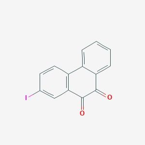 molecular formula C14H7IO2 B093923 2-Iodophenanthrene-9,10-dione CAS No. 16218-31-8
