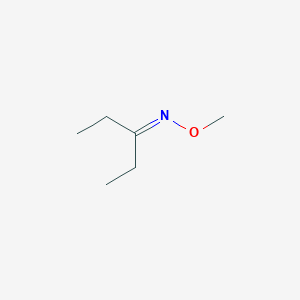 molecular formula C6H13NO B093938 3-Pentanone, O-methyloxime CAS No. 15754-22-0