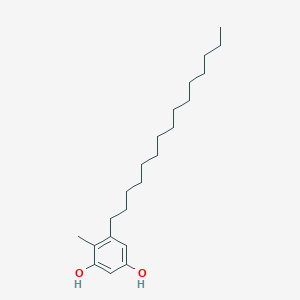 molecular formula C22H38O2 B093942 4-Methyl-5-pentadecylresorcinol CAS No. 16737-83-0