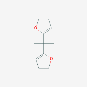Furan, 2,2'-(1-methylethylidene)bis-