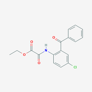 Ethyl 2-(2-benzoyl-4-chloroanilino)-2-oxoacetate