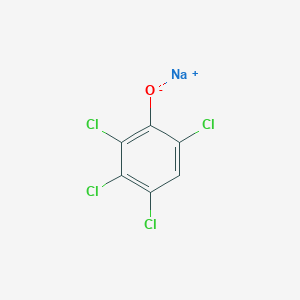 molecular formula C6H2Cl4NaO+ B093969 2,3,4,6-Tetrachlorophenol sodium salt CAS No. 131-61-3