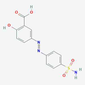 molecular formula C13H11N3O5S B093981 Salazosulfamide CAS No. 139-56-0
