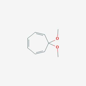 molecular formula C9H12O2 B093992 7,7-Dimethoxycyclohepta-1,3,5-triene CAS No. 18207-24-4