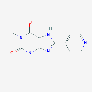 molecular formula C12H11N5O2 B093994 8-(4-Pyridyl)theophylline CAS No. 1088-64-8