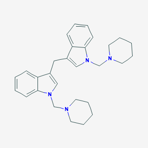 Indole, 3,3'-methylenebis(1-(piperidinomethyl)-