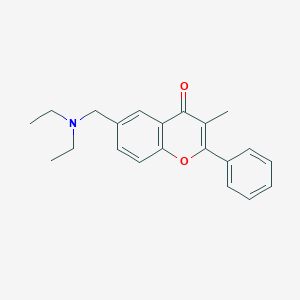 molecular formula C21H23NO2 B094023 Flavamine CAS No. 15686-60-9