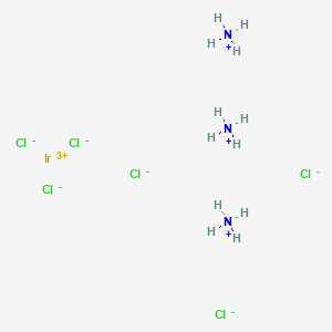 molecular formula Cl6H12IrN3 B094035 iridium(3+) triammonium hexachloride CAS No. 15752-05-3