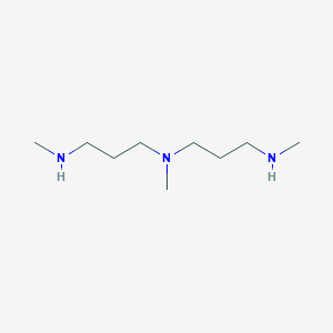molecular formula C9H23N3 B094046 1,3-Propanediamine, N,N'-dimethyl-N-[3-(methylamino)propyl]- CAS No. 123-70-6