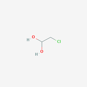 molecular formula C2H5ClO2 B094049 2-Chloroethane-1,1-diol CAS No. 15873-56-0