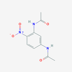 molecular formula C10H11N3O4 B094054 N,N'-(4-Nitro-1,3-phenylene)bis(acetamide) CAS No. 119-76-6