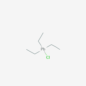 molecular formula C6H15ClPb B094055 Triethyllead chloride CAS No. 1067-14-7