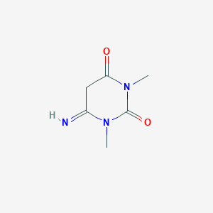 molecular formula C6H9N3O2 B094056 Dihydro-6-imino-1,3-dimethyluracil CAS No. 17743-04-3