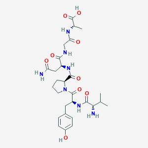 Valyl-tyrosyl-prolyl-asparaginyl-glycyl-alanine