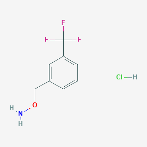 molecular formula C8H9ClF3NO B094064 O-(m-(Trifluoromethyl)benzyl)hydroxylamine hydrochloride CAS No. 15256-07-2