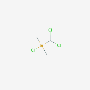 molecular formula C3H7Cl3Si B094067 (Dichloromethyl)dimethylchlorosilane CAS No. 18171-59-0