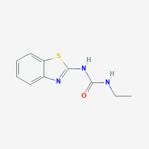 molecular formula C10H11N3OS B094072 1-(1,3-Benzothiazol-2-yl)-3-ethylurea CAS No. 15382-15-7