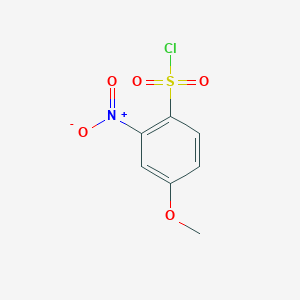 molecular formula C7H6ClNO5S B094077 4-Methoxy-2-nitrobenzenesulfonyl Chloride CAS No. 18092-54-1