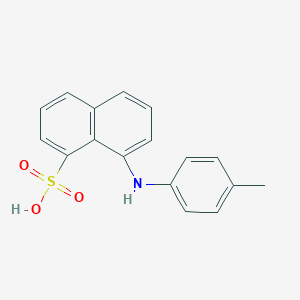 molecular formula C17H15NO3S B094087 8-P-Tpluidinonaphthalene-1-Sulfonic Acid CAS No. 129-90-8