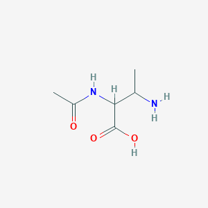 2-Acetamido-3-aminobutanoic acid