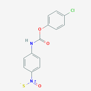 p-Chlorophenyl N-(p-nitrophenyl)thiocarbamate