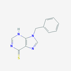 molecular formula C12H10N4S B094095 9-benzyl-3H-purine-6-thione CAS No. 17447-84-6
