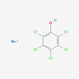 molecular formula C6Cl5ONa<br>C6Cl5NaO B094111 Sodium pentachlorophenate CAS No. 131-52-2