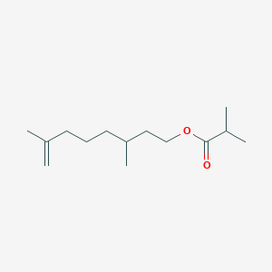 molecular formula C14H26O2 B094113 Rhodinyl isobutyrate CAS No. 138-23-8