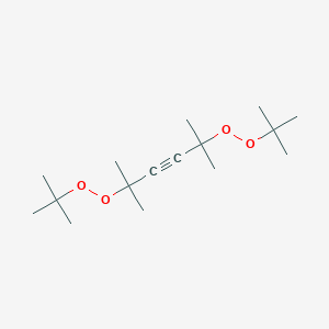 molecular formula C16H30O4 B094117 2,5-Di(tert-butylperoxy)-2,5-dimethyl-3-hexyne CAS No. 1068-27-5
