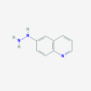molecular formula C9H9N3 B094128 6-Hydrazinylquinoline CAS No. 16023-69-1