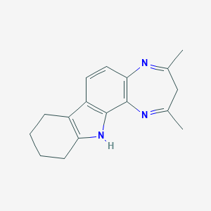 (1,4)Diazepino(2,3-a)carbazole, 3,8,9,10,11,12-hexahydro-2,4-dimethyl-