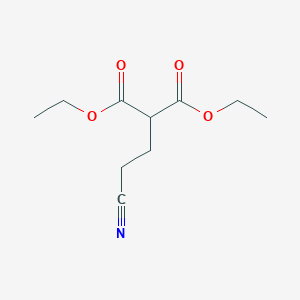 molecular formula C10H15NO4 B094137 2-氰乙基丙二酸二乙酯 CAS No. 17216-62-5