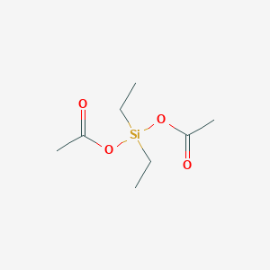 molecular formula C8H16O4Si B094139 Diacetoxydiethylsilane CAS No. 18269-81-3