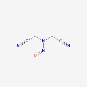 molecular formula C4H4N4O B094155 N-Nitrosodi(cyanomethyl)amine CAS No. 16339-18-7