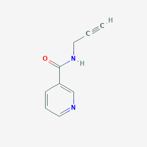 molecular formula C9H8N2O B094157 N-(prop-2-yn-1-yl)nicotinamide CAS No. 18327-30-5