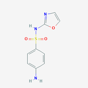 molecular formula C9H9N3O3S B094167 4-amino-N-(1,3-oxazol-2-yl)benzenesulfonamide CAS No. 17103-51-4