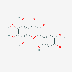 5,7-Dihydroxy-2-(2-hydroxy-4,5-dimethoxyphenyl)-3,6,8-trimethoxy-4H-chromen-4-one