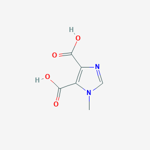 molecular formula C6H6N2O4 B094171 1-甲基咪唑-4,5-二甲酸 CAS No. 19485-38-2