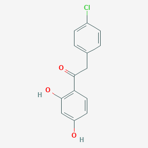 molecular formula C14H11ClO3 B094177 2-(4-氯苯基)-1-(2,4-二羟基苯基)乙酮 CAS No. 15485-64-0