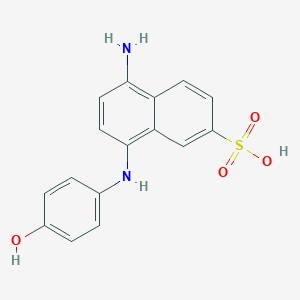 2-Naphthalenesulfonic acid, 5-amino-8-[(4-hydroxyphenyl)amino]-
