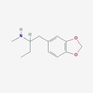 molecular formula C12H17NO2 B009419 N-Methyl-1-(3,4-methylenedioxyphenyl)-2-butanamine CAS No. 103818-46-8