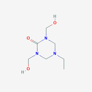 1,3,5-Triazin-2(1H)-one, 5-ethyltetrahydro-1,3-bis(hydroxymethyl)-